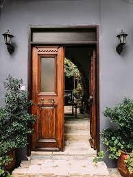 To make it even more noticeable, contrast the color of the door and the surrounding wall. Main Double Door Designs In Wood With Pictures In 2019