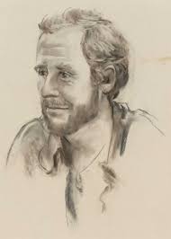 Michael with beetroot sprouting, National Portrait Gallery