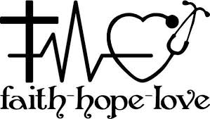 Faith Hope And Love Vinyl Decal With A Cross Heart Rhythm And Stethoscope For Car Window Door Wall By Savagedesign Silhouette Vinyl Vinyl Faith Hope Love