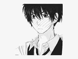 With his black hair, deep blue eyes, and caring personality, we cannot ignore him. Happy Black Hair Anime Boy Free Transparent Png Download Pngkey