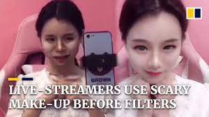 Video messaging for teams vimeo create: Live Streamers Use Scary Make Up To Look Perfect On Camera Youtube
