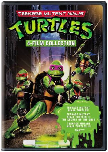 SDS, 4 Film Favorites Teenage Mutant Ninja Turtles DVD Collection, PG -  Walmart.com