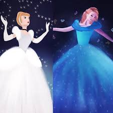Cinderella Dress Transformation Cinderella Dresses Disney Art Cinderella