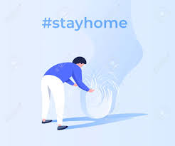 Shades of blue color collections contain teal colors, turquoise colors, azure colors, cyan colors and more. Stay Home Coronavirus Prevention Poster In Light Blue Color Palette Royalty Free Cliparts Vectors And Stock Illustration Image 147948750