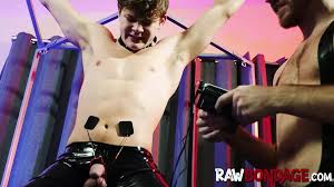 Tied Up Stud Oliver Marx Deepthroating With Balls Roped Up - Gay Porn