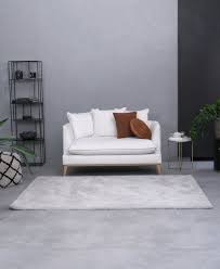Teppich 160x230 chic und mit rabatten bis 70 westwing. Flauschiger Hochflor Teppich Leighton In Hellgrau Westwingnow