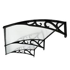 Walmart.com has been visited by 1m+ users in the past month Zeny 40 X 80 Window Door Awning Diy Overhead Polycarbonate Door Canopy Decorator Patio Cover With Black Bracket Buy Online In Gambia At Gambia Desertcart Com Productid 45259920