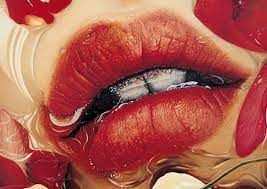 More creative lips here, here and here. Red Lips Realistic Paintings By Kim Sung Jin Daily Design Inspiration For Creatives Inspiration Grid