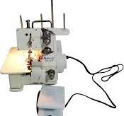 Máquina de costura, profesional de 4 hilos Serger Overlock Máquina de coser  de 4 líneas con controlador de pie Herramienta de costura 80W 1200 ...