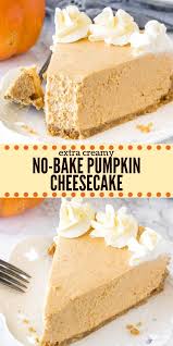 No Bake Pumpkin Cheesecake Recipe Pumpkin Cheesecake Recipes No Bake Pumpkin Cheesecake Pumpkin Dessert