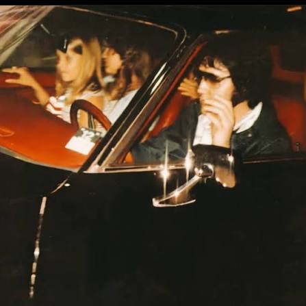 August 12, 1977 - the last photo of Elvis and Lisa (sitting on Elvis'  fiancee Ginger Alden) They went to see the not yet release new James Bond  movie 🖤👑 #elvis #elvispresley #