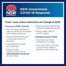Coronavirus restrictions ease in nsw: Kevin Anderson Mp Holiday Travel Restrictions To Be Lifted From 1 June We Will Be Able To Take A Holiday Anywhere In Nsw From Next Month With Travel Restrictions To Be