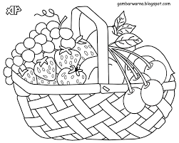 Khasiat 8 jenis buah buahan majalahsains. Contoh Gambar Mewarnai Gambar Buah Di Keranjang Kataucap