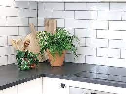Subway tile with black grout in kitchen. The Rookies Kitchen Project Reveal The Reno Race Pearson Projects Kitchen Projects Black Kitchen Taps Renovation Budget