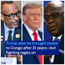 Rwanda's foreign minister gives HUGE praise to Trump after 47 brokered an  “impossible” peace deal “This conflict has been going