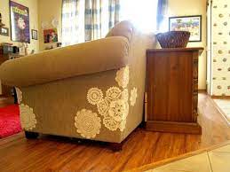Doillies To Cover Up Cat Scratches Couch Repair Furniture Scratches Furniture Repair