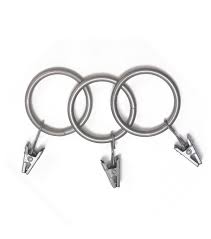 Kenney 1 1 2 Clip Rings Set Of 14 Antique Pewter Joann Antique Pewter Metal Curtain Rod Curtain Rings With Clips