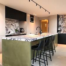 I hadcultured marble in my house with a blue marble sink. Texture Painting Beautiful Relationship Between Different Materials On The Floor Rasico Kitchenwalls Microtopping And Crushed Velvet Kitchen Counterisland Puro Metallo Messing In 1 Picture A Small Story Of Our Finishes In