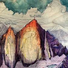 Mt Whitney Illustration Climbing Art Abstract Art Landscape Landscape Art