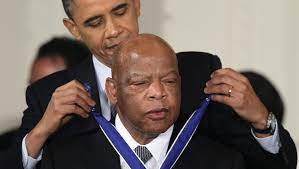 Online, the image has been used in memes about the former president and circulated as a reaction. Rep John Lewis Barack Obama S Medal Of Freedom Speech