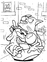 Catdog Cat Tell Dog To Be Silence Coloring Pages Best Place To Color In 2020 Cartoon Coloring Pages Cute Coloring Pages Puppy Coloring Pages