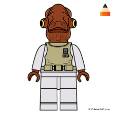 Drawing Lego Star Wars Star Wars Coloring Pages Drawing Star Wars Characters Admiral Ackbar Star Wars Cartoon Star Wars Characters Drawing Stars
