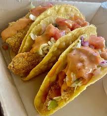 You can use almost any white fish for fish tacos, so long as its flesh is firm enough that it won't fall apart during frying. Taco Tuesday Fried Catfish Tacos From Flying Fish Ay Magazine