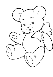 233x300 christmas coloring pages printable christmas bears animal jr. Cute Teddy Bear Coloring Page Novocom Top