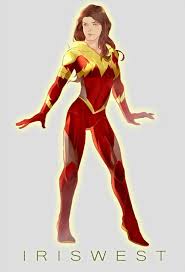 Kid Flash Iris West Dc Comics Flash Dc Comics Female Speedster Flash Costume