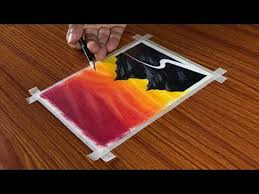 How to draw scenery of sunset with oil pastel step by step easy draw. Pin On Galaxy Art Painting