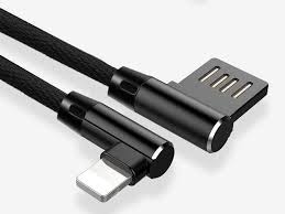 Creative 90 Degree Braided Lightning To Usb Cable 3 3ft Durable Rapid L Shape 8 Pin Charger Data Cable Cord For Iphone X 8 7 6 6s 7plus 5 Ipad Mini Ipod Nano 6th 7th Gen