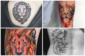 Realistic and geometric lion hybrid combine a realistic depiction of a lion with an abstract geometric concept to give the tattoo more diversity. 70 Fierce Lion Tattoos For The King Or Queen In You Inspirationfeed