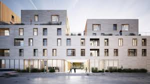 Massy Co Exteriordesignapartment Awesomeoutdoorwoodworkinggarage Social Housing Architecture Residential Architecture Apartment Facade Architecture