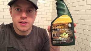Stone tiles and grout require new applications of sealer every few years to ensure they're completely protected. How To Seal Your Grout And Tile Floor And Shower Youtube
