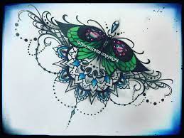 Mandala Butterfly Jewel Tattoo Design Mandalatattoo Lacetattoodesign Mandalatattoodesign Tatouagemandala Tatouagedentelle Butterflylacetattoo Mandalabutt
