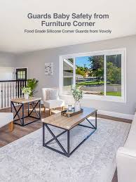 Many ottomans offer extra storage, and you can rest how to baby proof your kitchen. Buy Vovoly Silicone Corner Protector Baby Proofing Corner Guards Soft And 3m Pre Taped 100 Covered Corner Covers Table Corner Protectors Rubber Safety Bumpers Child Proof For Coffee Table Etc 12 Pack Online In