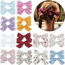 Patriots inspired hairbow just in time for the superbowl parties : 24pcs Flower Hair Bows Girls Hair Bows Clips Pigtail Hair Bows In Pairs For Girls Toddlers Alligator Hair Clips Hair Cliphair Bows Girl Aliexpress