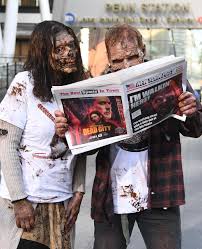 The cast of “The Walking Dead: Dead City” took over New York City this week  - with zombies in bagel shops, at Penn Station, and more! Jeffrey Dean  Morgan had a little