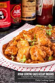 Ayam Goreng Saus Kecap Inggris Chicken With Worcestershire Sauce Recept Recepten Kip Chinees