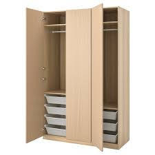 Achetez En Ligne Pax Armoire Penderie Effet Chene Blanchi Forsand Effet Chene Blanchi 150x60x236 Cm Ikea Ikea Armoire Penderie Armoire Penderie Penderie