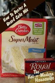 How To Doctor A Boxed Cake Mix Recipe Doctored Cake Mix Recipes Cake Mix Doctor Boxed Cake Mixes Recipes