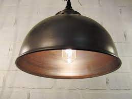 Gallery is plated brass with 57mm (2.1/4. Metal Oil Rubbed Bronze Dome Pendant Light