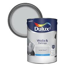 Por grey paint colours colour schemes dulux. Dulux Goose Down Matt Emulsion Paint 5l Diy At B Q