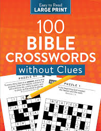 The best free online crossword is brand new, every day. 100 Bible Crosswords Without Clues Large Print Compiled By Barbour Staff 9781643525471 Amazon Com Books