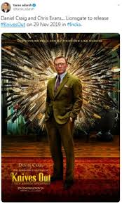 Nov 28, 2019 nov 27, 2019 nov 29, 2019 nov 27, 2019 nov 28, 2019 all release dates. Knives Out To Hit Theatres In India On November 29