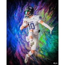 🎓🏈Anthony Raymer, the powerhouse from Rio Rancho Rams! Ranked 22nd  overall in the state, 10th in receiving yards, and 6th in TDs with a  whopping 12! 🙌🐏