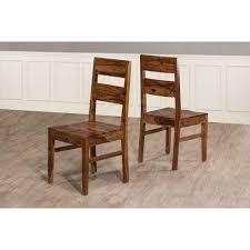 Hillsdale Furniture 5674 804 Emerson Wood Dining Chair Set Of 2 In Natural Sheesham Transitional Bellac Dining Chairs Hillsdale Furniture Dining Chair Set