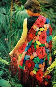 From knitting & crochet yarn and patterns to embroidery & cross stitch supplies! Vintage 70 S Floral Shawl Pdf Pattern Retro Eco Fashion Modelo De Bebe De Croche Como Fazer Trico Roupas De Croche