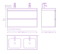 Find here bathroom vanity, vanity unit manufacturers, suppliers & exporters in india. Bathroom Vanities Dimensions Drawings Dimensions Com