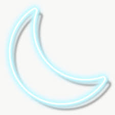 Download Premium Png Of Blue Neon Crescent Moon Shape Transparent Png In 2020 Neon Typography Neon Png Pink Neon Lights